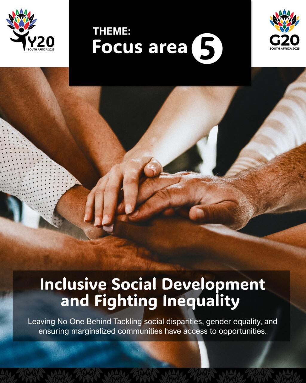 Y20 SA Theme 5 - Inclusive Social Development and Fighting Inequality