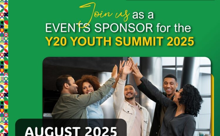  Call for event sponsor – Y20 South Africa 2025