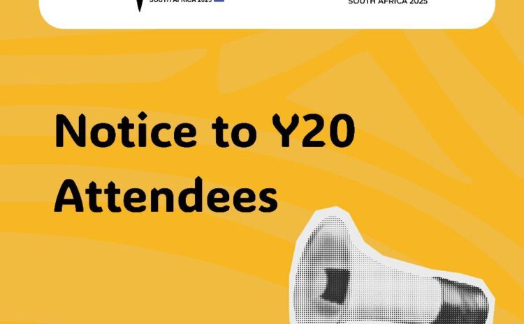  About Closing Day Attendance of the #Y20Summit2025