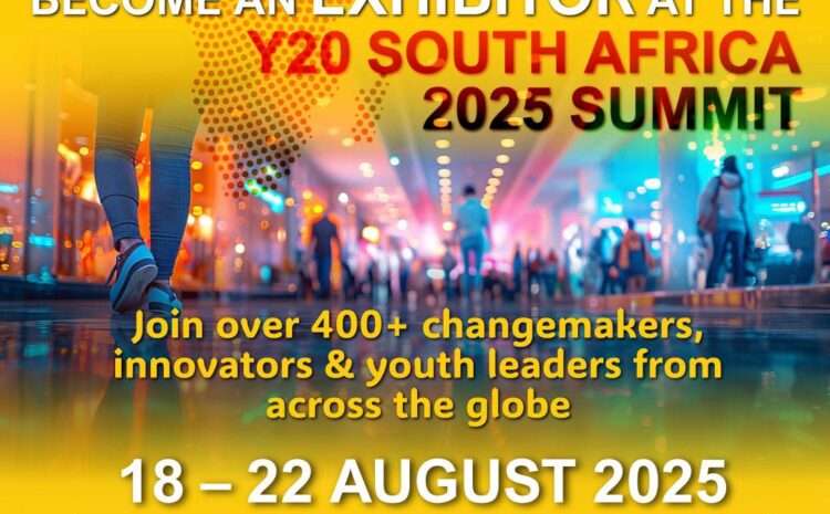 Y20 South Africa Calling all youth entrepreneurs, creatives, innovators, and organisations